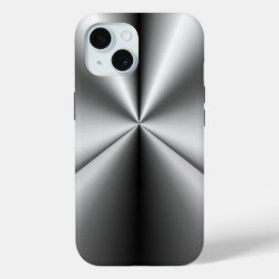 Coque Pour iPhone 15 Métal Brossé Tuck and Roll