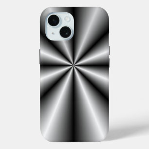 Coque Pour iPhone 15 Métal Brossé Tuck et Roulé