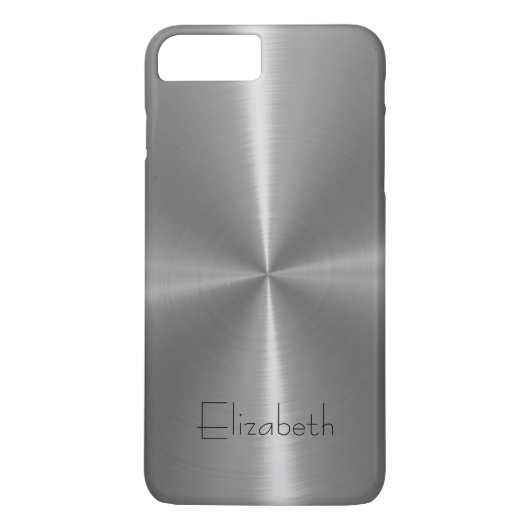 Coques Case-Mate iPhone Métal en acier brillant argenté (Dos)