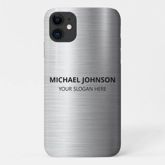 Coques Case-Mate iPhone Métal en acier inoxydable (Dos)