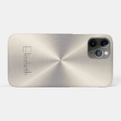 Coques Case-Mate iPhone Métal en acier inoxydable (Dos (Horizontal))