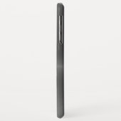 Coques Case-Mate iPhone Métal en acier inoxydable argenté et orange (Dos/Gauche)