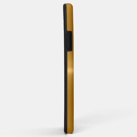 Coques Case-Mate iPhone Métal en acier inoxydable brillant or (Dos/Droite)