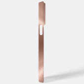 Coques Case-Mate iPhone Métal en acier inoxydable bronze (Verso / Droite)