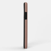 Coques Case-Mate iPhone Métal en acier inoxydable de bronze (Dos/Droite)