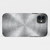 Coques Case-Mate iPhone Métal en acier inoxydable en platine (Dos (Horizontal))