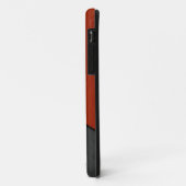 Coques Case-Mate iPhone Métal en acier inoxydable orange et gris (Dos/Gauche)