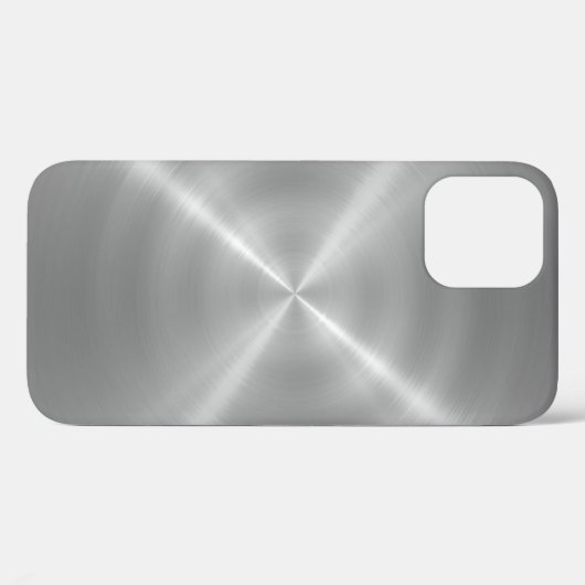 Coques Case-Mate iPhone Métal en acier inoxydable platine (Verso (horizontal))
