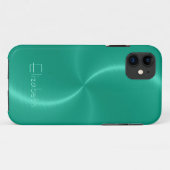 Coques Case-Mate iPhone Métal en acier radial brillant cool (Dos (Horizontal))