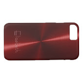 Coques Case-Mate iPhone Métal en acier radial brillant cool (Dos (Horizontal))