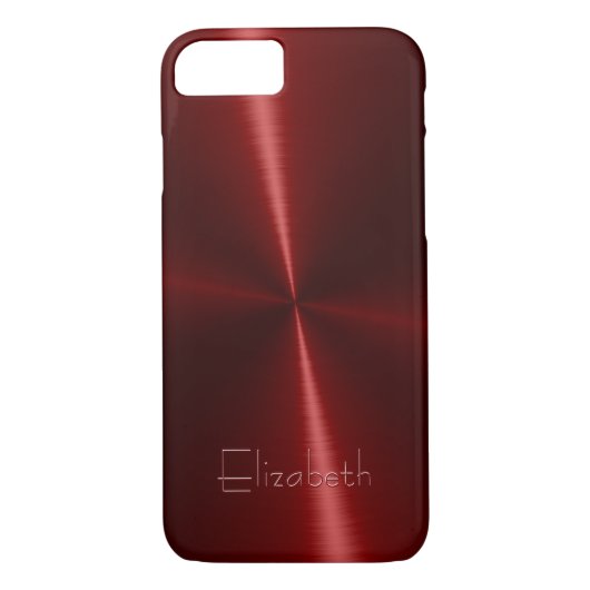 Coques Case-Mate iPhone Métal en acier radial brillant cool (Dos)