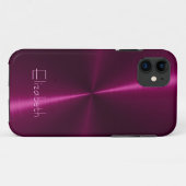 Coques Case-Mate iPhone Métal en acier radial brillant cool (Dos (Horizontal))