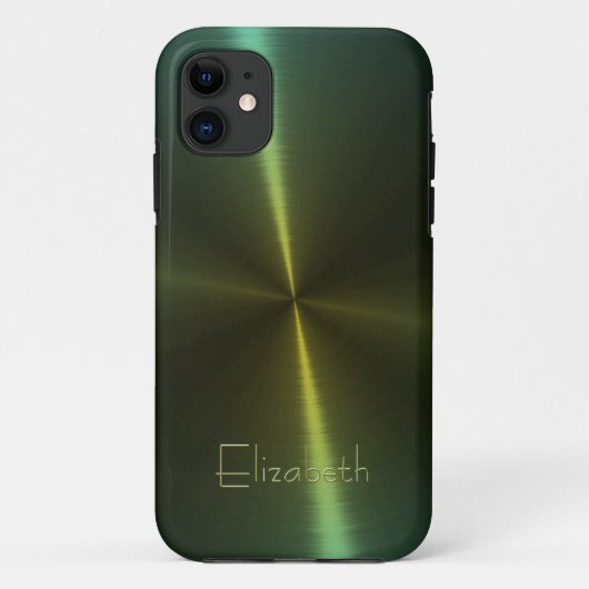 Coques Case-Mate iPhone Métal en acier radial brillant frais 29 (Dos)