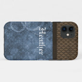 Coques Case-Mate iPhone Metal Gear Steampunk BT iPhone 5 Coque, Bleu (Dos (Horizontal))