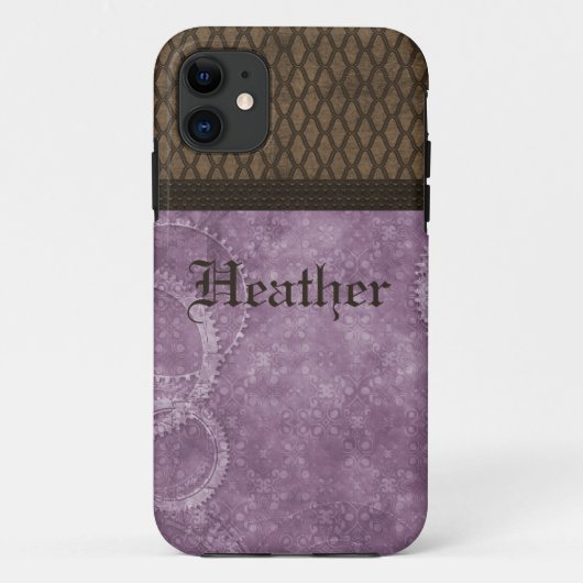 Coques Case-Mate iPhone Metal Gear Steampunk BT iPhone 5 Coque, violet (Dos)