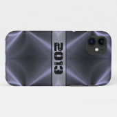 Coques Case-Mate iPhone Métal gris brillant en acier inoxydable (Dos (Horizontal))