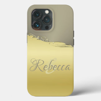 Case-Mate iPhone Case Métal or de luxe décoratif sur or et argent