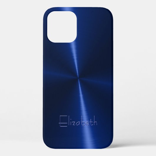 Coques Case-Mate iPhone Métal Radial Acier Brillant Cool (Verso)
