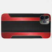Coques Case-Mate iPhone Métal rouge élégant (Dos (Horizontal))