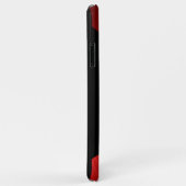 Coques Case-Mate iPhone Métal rouge élégant (Dos/Droite)