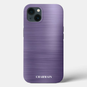 Case-Mate iPhone Case Métal simple brosse minuit