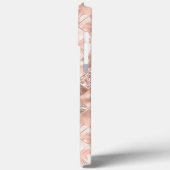 Coques Case-Mate iPhone Métallo rose clair chic Parties scintillant élégan (Verso / Gauche)