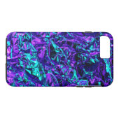 Coques Case-Mate iPhone Métallo violet et Turquoise (Dos (Horizontal))