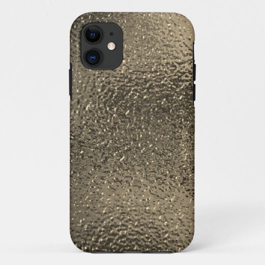 Coques Case-Mate iPhone Métallure de bronze martelé| Personnalisé (Dos)