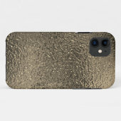 Coques Case-Mate iPhone Métallure de bronze martelé| Personnalisé (Dos (Horizontal))