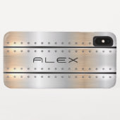 Coques Case-Mate iPhone Métallurgique géométrique design moderne (Dos (Horizontal))