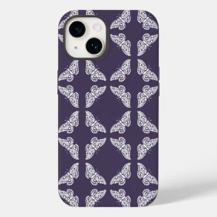Coque Pour iPhone 14 Météorite Purple Arts et Artistes Papillons