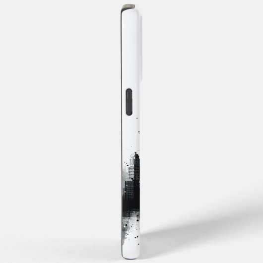 Coques Case-Mate iPhone Métropole noire et blanche (Verso / Droite)