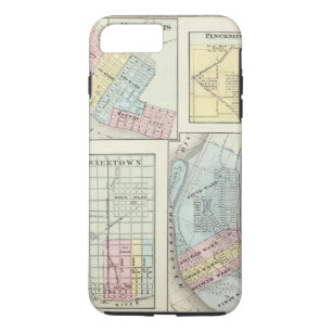 Coque iPhone 7 Plus Métropole, Shawneetown, le Caire et Pinckneyville