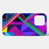 Coques Case-Mate iPhone "Metropolis Grid : Une réflexion numérique" (Verso (horizontal))