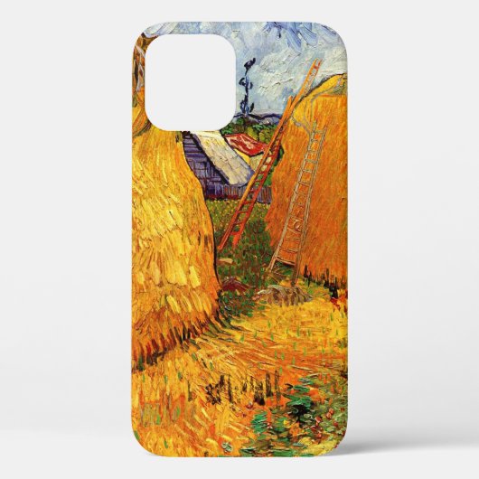 Coques Case-Mate iPhone Meules de foin en Provence par Vincent van Gogh (Verso)