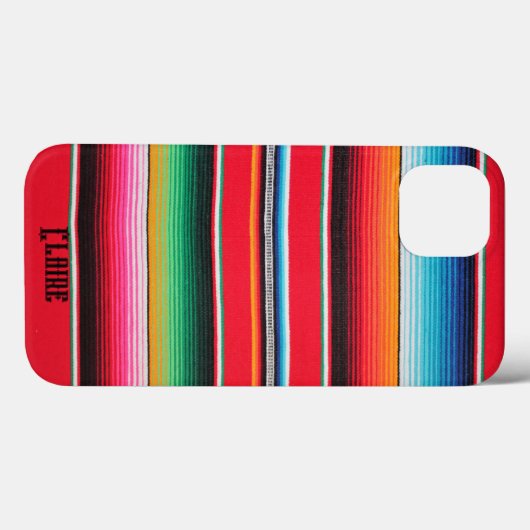 Coques Case-Mate iPhone mexicaine nom poncho couverture arrière - plan (Verso (horizontal))