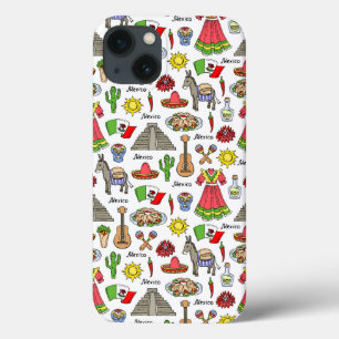 iPhone 13 Coque Mexique   Motif de symboles