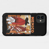 Coques Case-Mate iPhone Mexique ~ Poster de voyage Mexicains Zarapes (Dos (Horizontal))