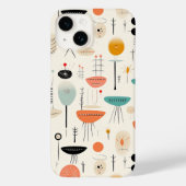 Coques Case-Mate iPhone Mi-siècle Abstrait (Verso)