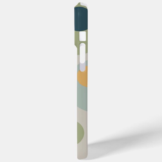 Coques Case-Mate iPhone Mi-Siècle Moderne Cercles amusants (Verso / Gauche)