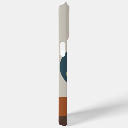 Coques Case-Mate iPhone Mi-Siècle Moderne Cercles amusants (Verso / Droite)