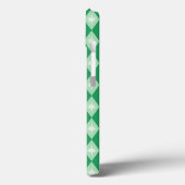 Coques Case-Mate iPhone Mi-siècle Retro Diamants verts Noël (Verso / Gauche)