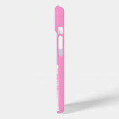 Coques Case-Mate iPhone Miami Beach, Miami Travel Art, Preppy, rose (Verso / Gauche)