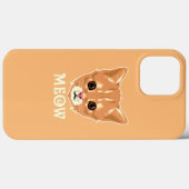 Coques Case-Mate iPhone Miau de chat (Verso (horizontal))