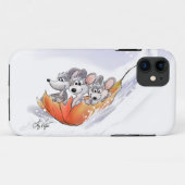 Coques Case-Mate iPhone Mic, Mac & Moe's Winter Holiday iphone6 Case (Dos (Horizontal))