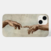 Coques Case-Mate iPhone Michaelangelo mains création adam dieu (Verso (horizontal))