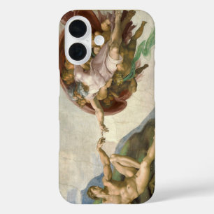 Coques iPhone 16 Michelangelo Création d'Adam Art