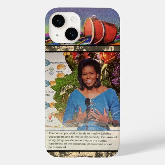 Coques Case-Mate iPhone Michelle Obama DEI Biodiversity Economics Quote (Verso)