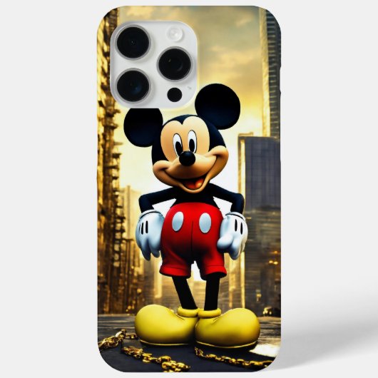 Coques Case-Mate iPhone Mickey's Guardian : iPhone 15 Pro Couverture avec (Verso)