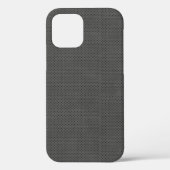 Coques Case-Mate iPhone Micro Motif en métal foncé poreux (Verso)